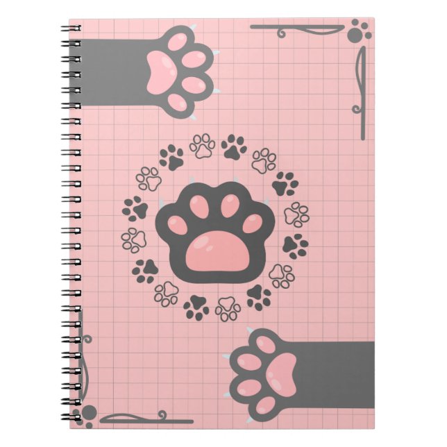 Caderno Espiral patitas amorosas (Frente)
