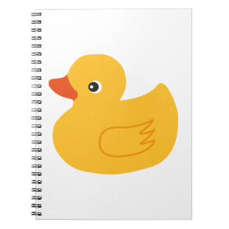 Caderno Espiral Pato amarelo