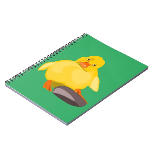 Caderno Espiral Pato Amarelo Cinto (Left Side)