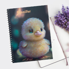 Caderno Espiral Pato branco personalizado branco primo-branco