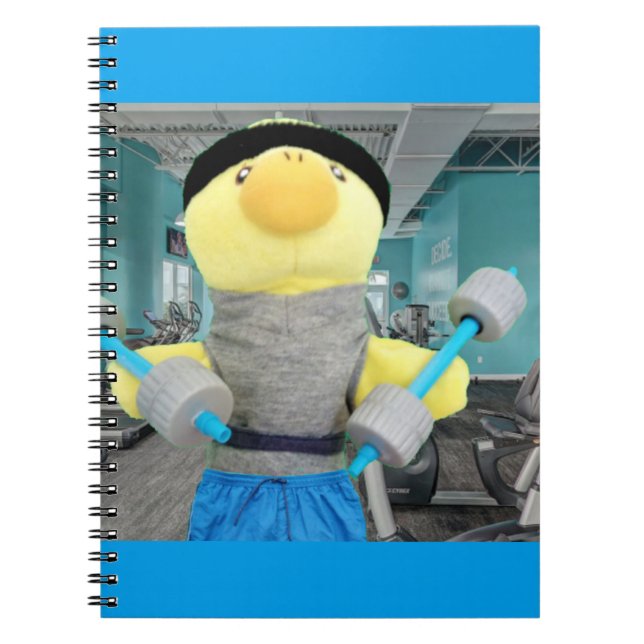 Caderno Espiral Pato Danny no Ginásio (Frente)