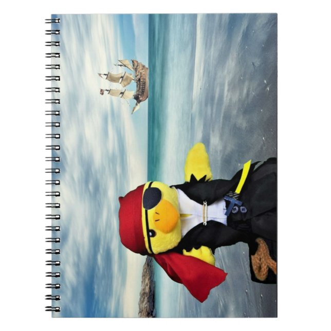 Caderno Espiral Pato Danny o Pirata (Frente)