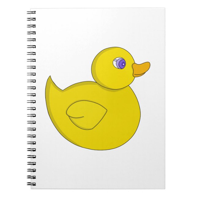 Caderno Espiral Pato de borracha (Frente)