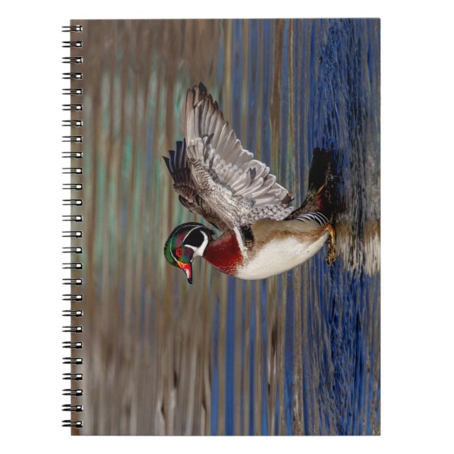 Caderno Espiral Pato de Madeira (Frente)