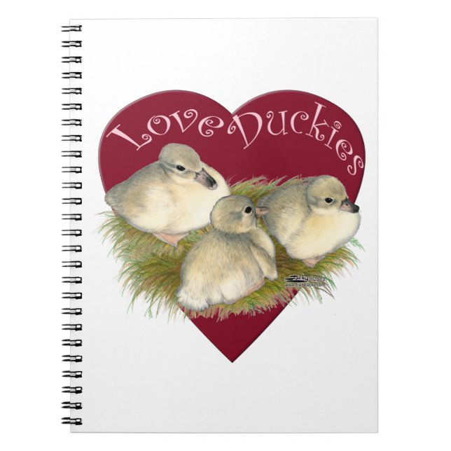 Caderno Espiral Patos de Estimação (Frente)