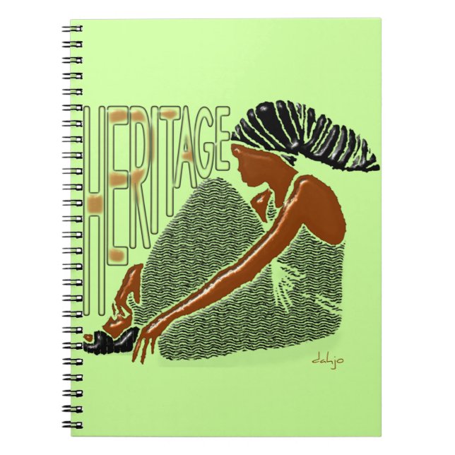 Caderno Espiral Patrimônio AFRICAN (Frente)