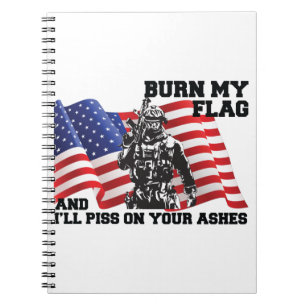 Caderno Espiral Patriota Americano