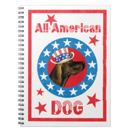 Caderno Espiral Patriotic Plott Hound