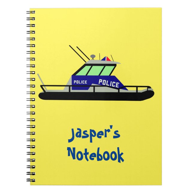 Caderno Espiral Patrol Boat (Frente)