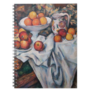 Caderno Espiral Paul Cezanne - Natureza Morta, Maçãs e Laranjas