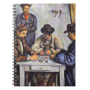 Caderno Espiral Paul Cezanne - Os Jogadores De Cartão