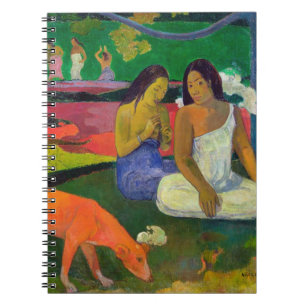 Caderno Espiral Paul Gauguin   Arearea (o cão vermelho), 1892