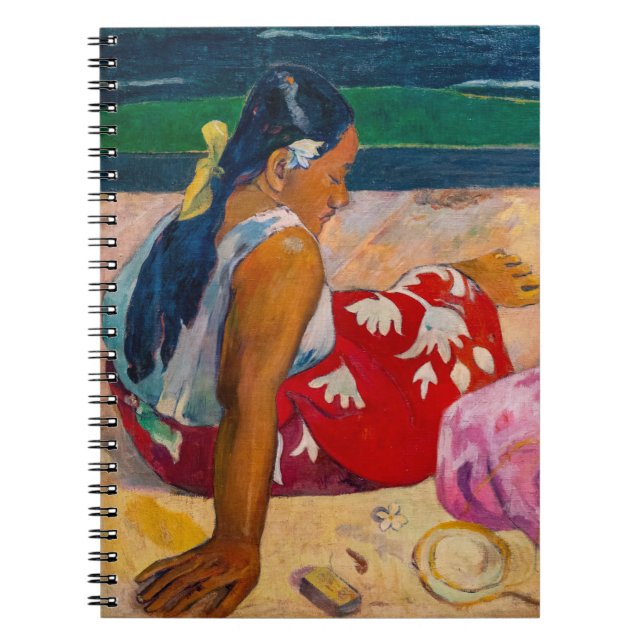 Caderno Espiral Paul Gauguin - Mulheres taitianas (Frente)