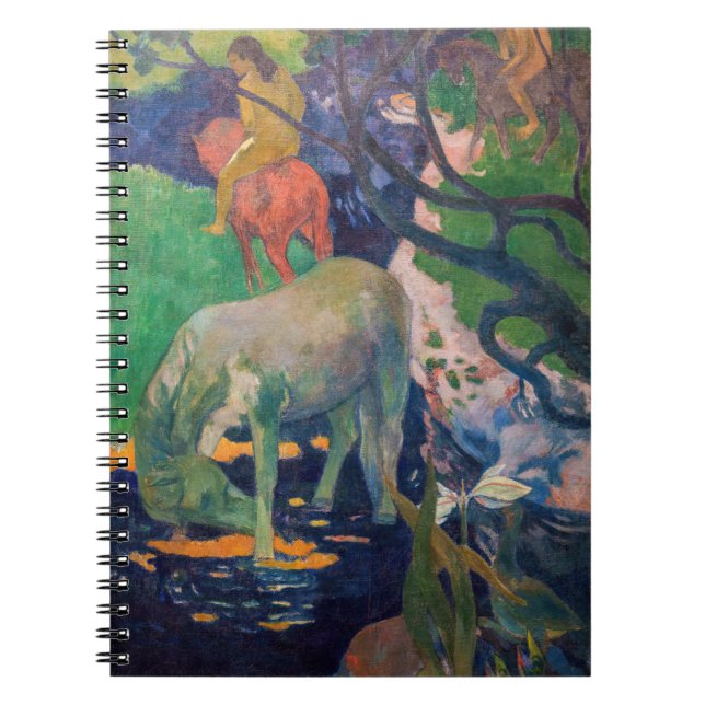 Caderno Espiral Paul Gauguin - O Cavalo Branco (Frente)