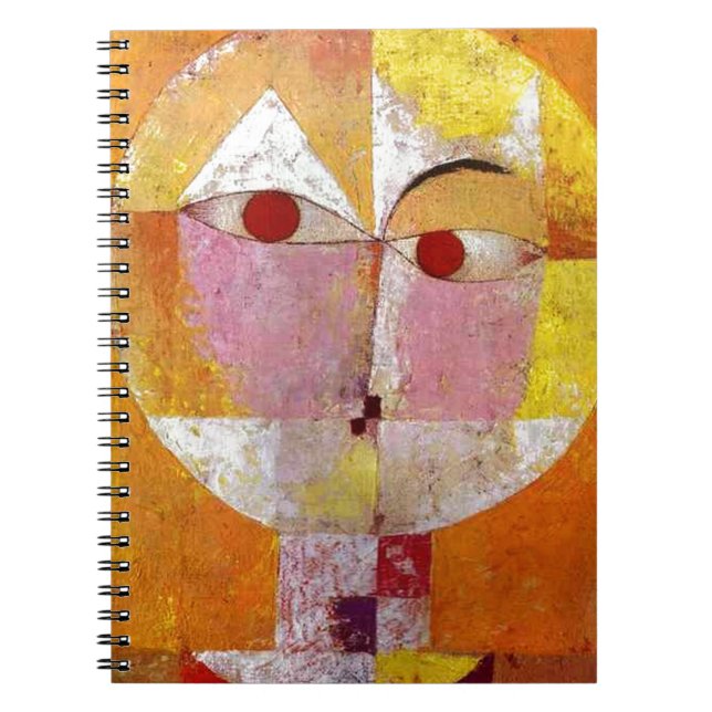 Caderno Espiral Paul Klee Senecio Painting (Frente)