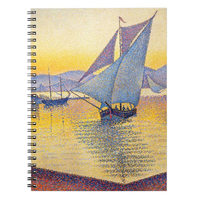 Caderno Espiral Paul Signac - A Porta do Sunset, Opus 236 (Frente)