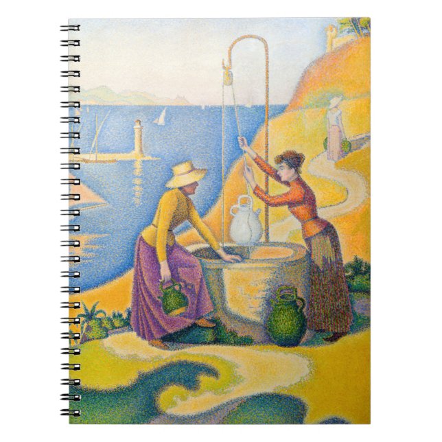 Caderno Espiral Paul Signac - Mulheres no Bem (Frente)