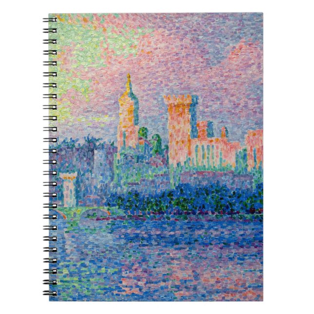 Caderno Espiral Paul Signac - O Palácio Papal, Avignon (Frente)