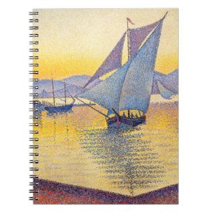 Caderno Espiral Paul Signac - O Porto ao Pôr-do-Sol, Ópera 236
