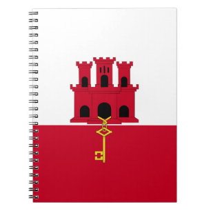 Caderno Espiral pavilhão de Gibraltar