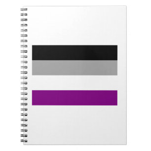 CADERNO ESPIRAL PAVILHÃO OFICIAL DE ORGULHO ASEXUAL