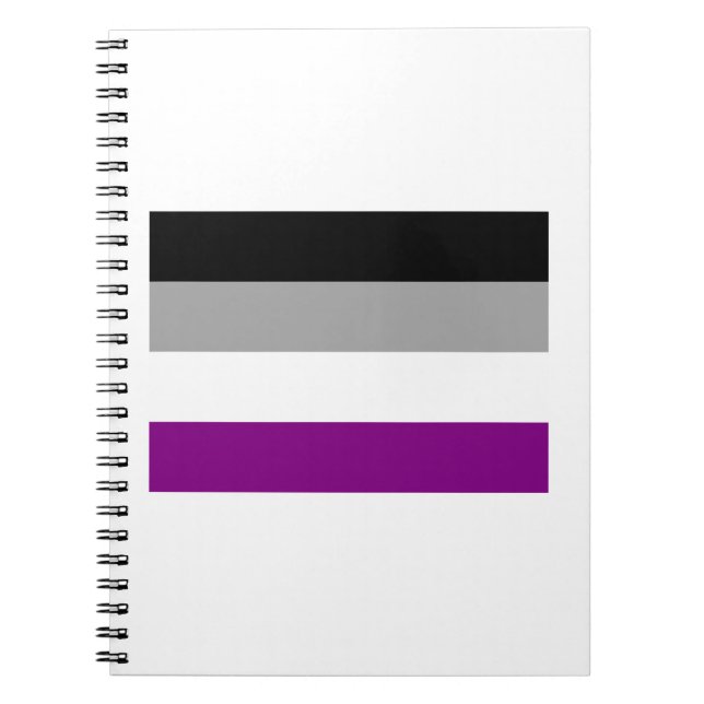 CADERNO ESPIRAL PAVILHÃO OFICIAL DE ORGULHO ASEXUAL (Frente)