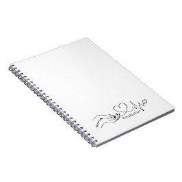 Caderno Espiral Pawfection One-Line Art – Minimalist Dog Lover