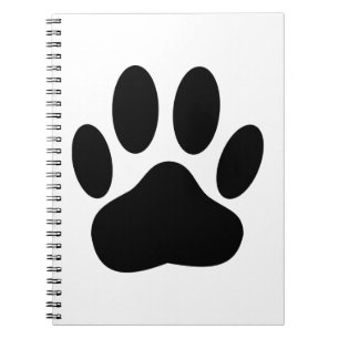 Caderno Espiral Pawprint do Cão