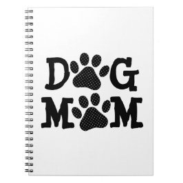 Caderno Espiral Pawprint MOM bolinhas DOG