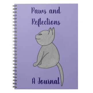 Caderno Espiral Paws and Reflections Journal Notebook