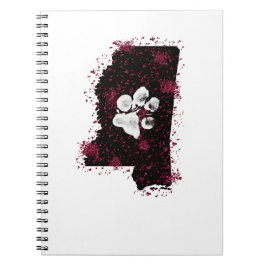 Caderno Espiral Pawsitively Mississippi esplêndido