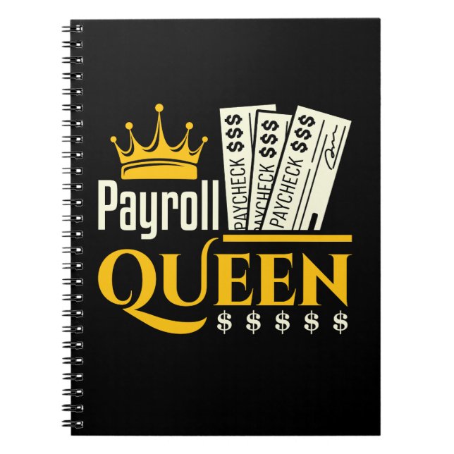 Caderno Espiral Payroll Queen (Frente)
