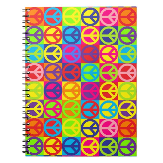 Caderno Espiral Paz Pop (Frente)