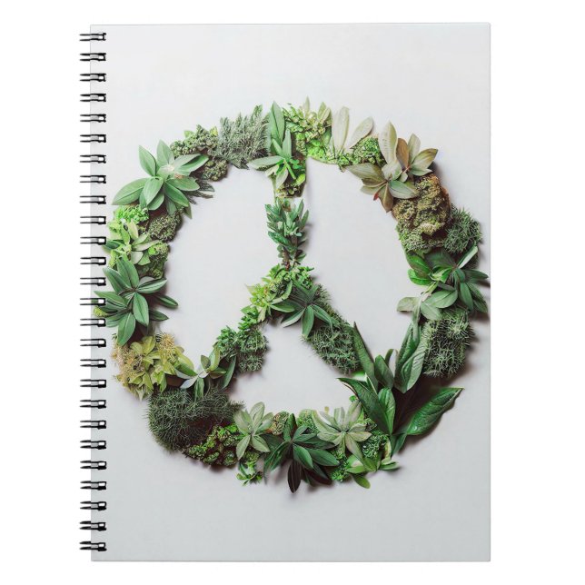 Caderno Espiral Paz verde (Frente)