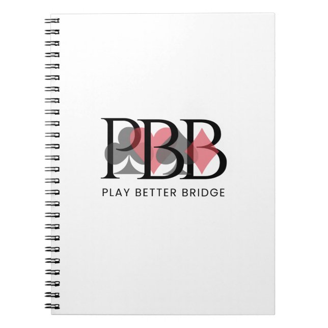Caderno Espiral PBB Notebook - Red (Frente)