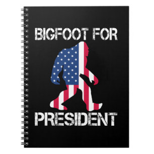 Caderno Espiral Pé Grande Para Presidente Engraçado Pé Grande