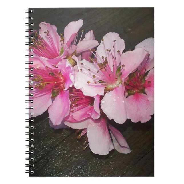 Caderno Espiral Peach Blossoms (Frente)