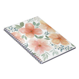 Caderno Espiral Peach Blossoms Spiral Notebook