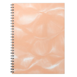 Caderno Espiral Peach Fuzz Color Watercolor Abstrato Blur Patterno