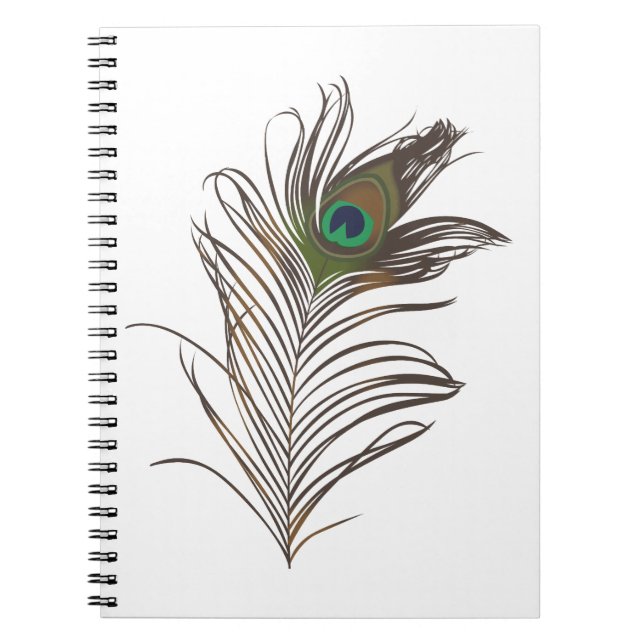 Caderno Espiral Peacock Feather (Frente)