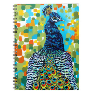 Caderno Espiral Peacock II Plumado