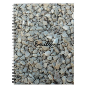 Caderno Espiral Pebbles on Beach Stone Photoics