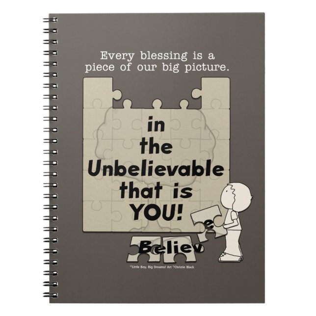 Caderno Espiral Peça da Grande Imagem (Frente)