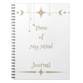 Caderno Espiral Peça de Minha Mente