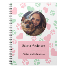 Caderno Espiral Peças e Corações: Notebook Personalizado
