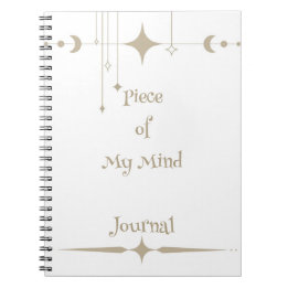 Caderno Espiral Pedaço da Minha Mente