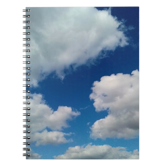Caderno Espiral Pedaços de nuvens (Frente)