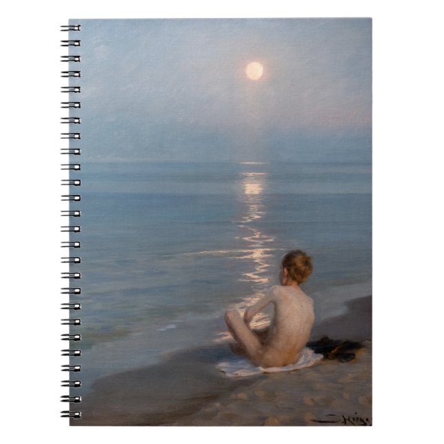 Caderno Espiral Peder Severin Kroyer - Boys Bathing em Skagen (Frente)