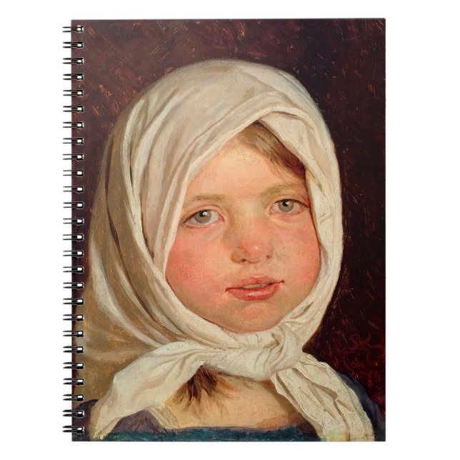 Caderno Espiral Peder Severin Kroyer - Menina de Hornbaek (Frente)