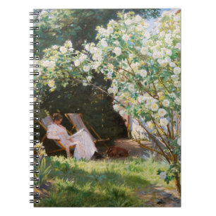 Caderno Espiral Peder Severin Kroyer - Rosas